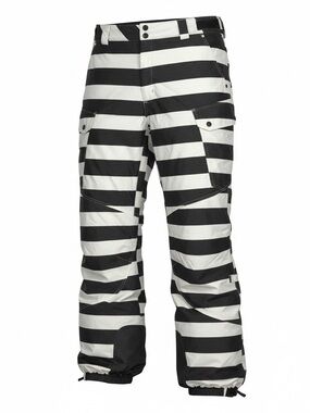 Burton snowboard pants, convict pattern